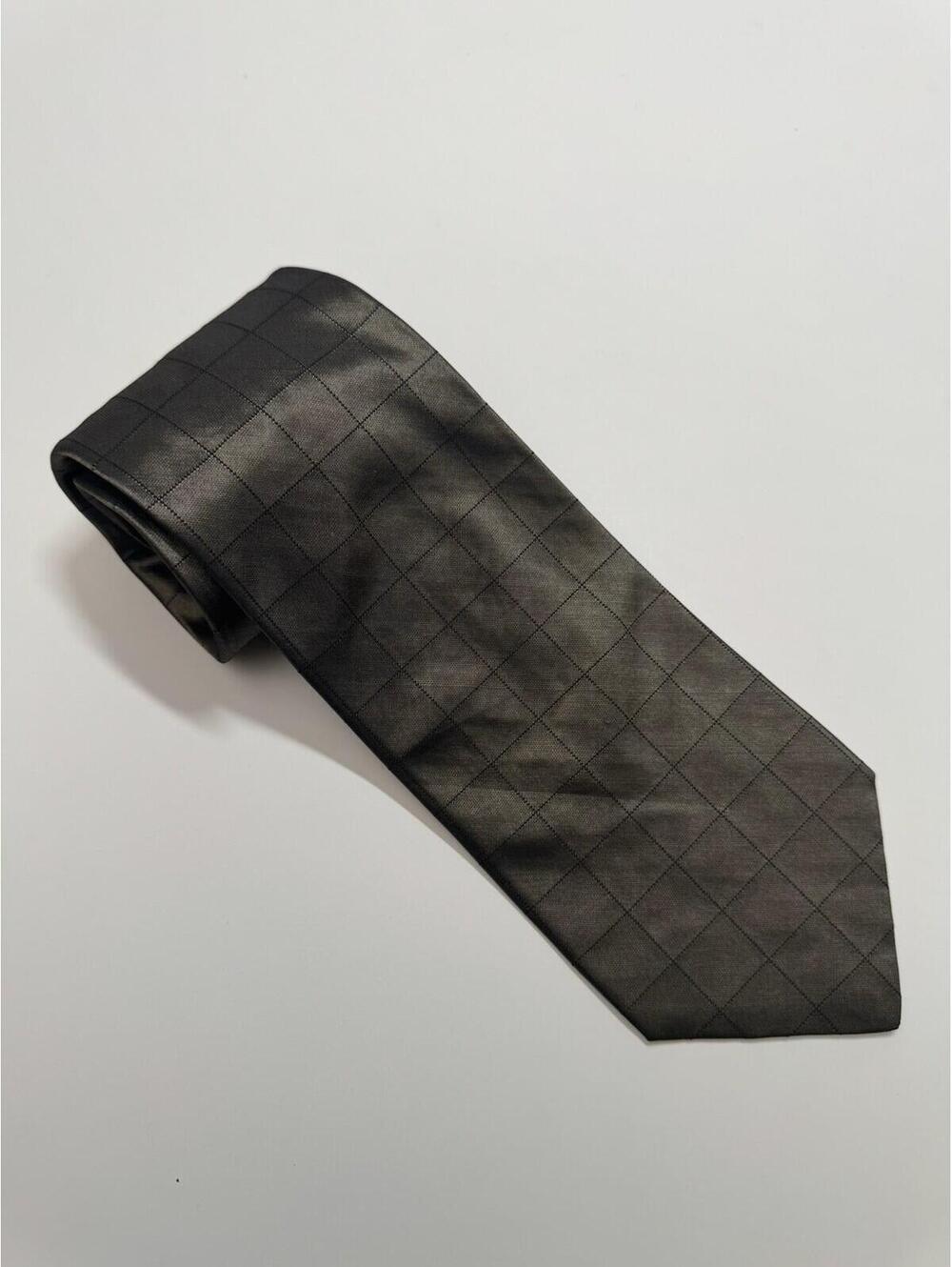 Banana Republic 100% Silk Wide Tie In Gold - Made In Italy